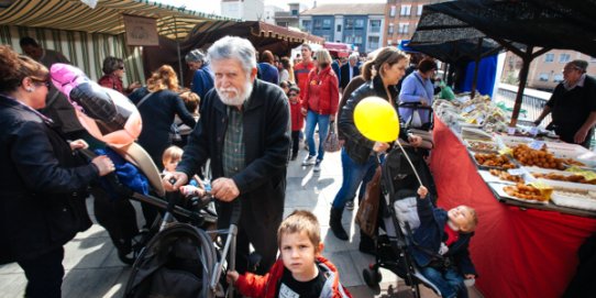 Imatge de la Fira d'aliments artesanals de Sant Josep l'any 2014.