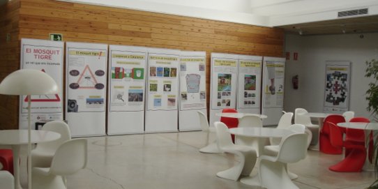 L'exposició es troba instal·lada a l'Espai Sales d'El Mirador.
