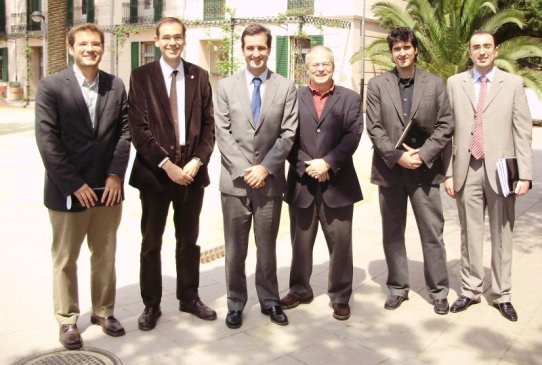 Aleix Canalís, Ignasi Giménez, David Cierco, Pepe González, Joan Creus i Óscar Lomas