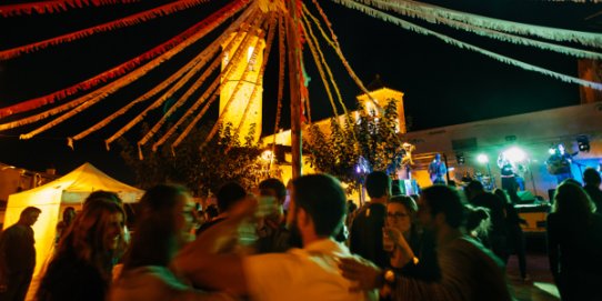 Imatge d'un moment de la Festa Major de Sant Feliu, l'any 2015.