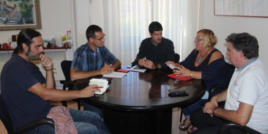 Imatge d'un moment de la reunió.