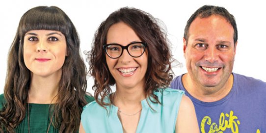 Rocío Gómez, Laura Alcalde i Jordi Rius presentaran el programa en directe de 16 a 19 h des de l'Espai Tolrà.