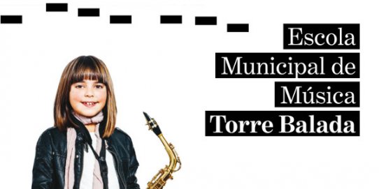 Imatge promocional de l'Escola Municipal de Música Torre Balada.