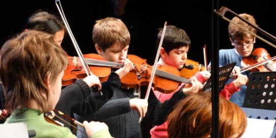 Imatge d'un concert anterior a càrrec d'alumnes d'Artcàdia.