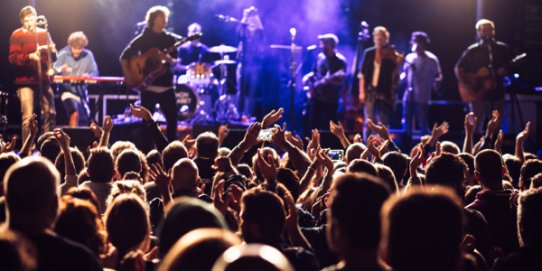 Imatge del concert de Ramon Mirabet a la plaça d'El Mirador, el 10 de setembre passat.