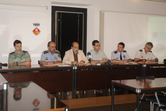 Imatge de la Junta Local de Seguretat, el passat 18 de juny de 2009