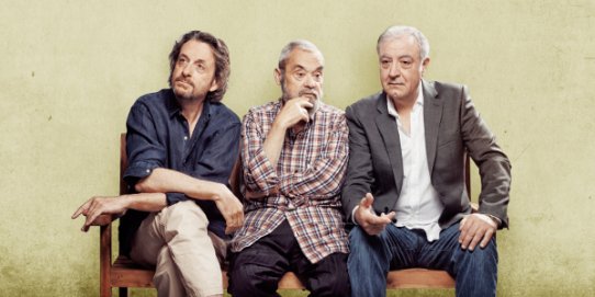 Imatge promocional de l'espectacle "Adossats", que arribarà a Castellar el 14 d'abril.