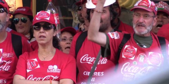 Fotograma del documental "Coca-Cola en lucha".
