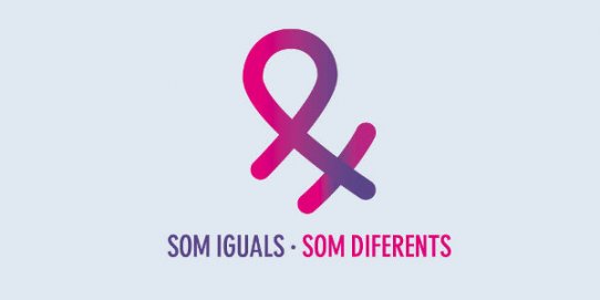 Logotip "Som iguals, som diferents".