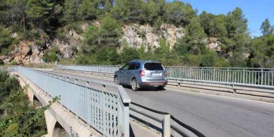Pont de Sant Feliu del Racó a la carretera BV-1249.