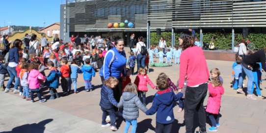 Imatge d'un moment de la Festa de la Primavera de les escoles bressol d'enguany.