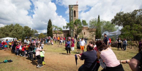 Imatge d'un moment del 41è Aplec de Castellar Vell.