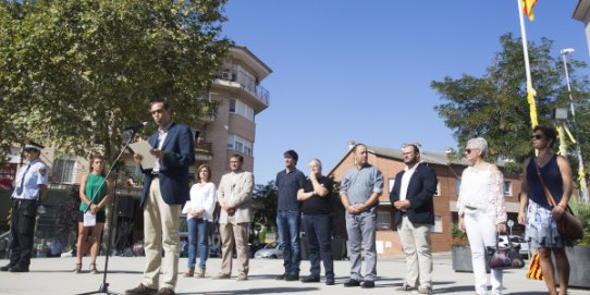 Imatge d'un moment de l'acte institucional amb motiu de la Diada Nacional de Catalunya, l'any 2018.
