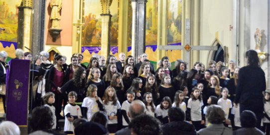 Imatge d'una edició anterior del tradicional concert nadalenc de les Corals.