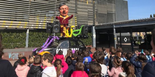 Imatge de l'arribada del Rei Carnestoltes a Castellar, l'any passat.