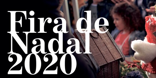 Fragment de la imatge promocional de la Fira de Nadal 2020.