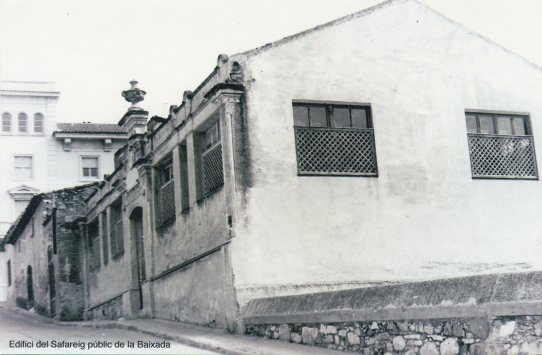 Vista exterior del Safareigs de la Baixada de Palau