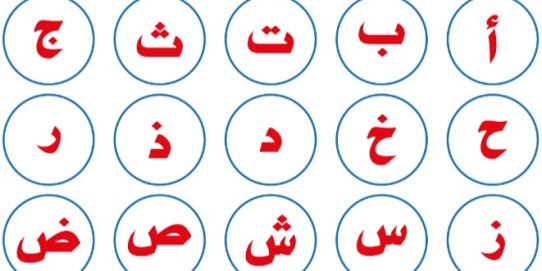 Alfabet àrab.