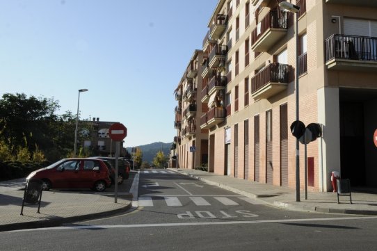 El carrer d'Alemanya, en el tram entre els carrers de Barcelona i Tarragona