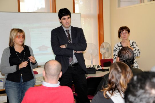 El regidor d'ocupació Joan Creus va assistir a l'acte de presentació dels Plans d'ocupació 2009-2010