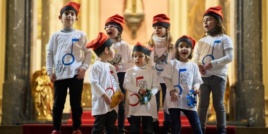 Imatge d'una edició anterior del Concert de Nadal de les corals.