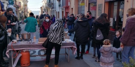 Imatge d'una edició anterior de la Festa de Nadal de l'Associació del Centre.