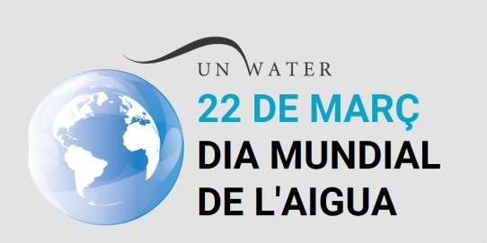 Imatge promocional del Dia Mundial de l'Aigua.