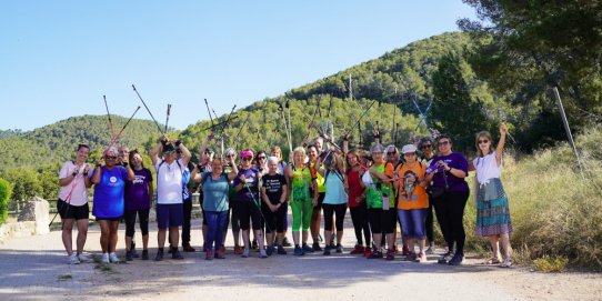 Imatge d'una sortida anterior en què es va fer el "Camí dels sentits".