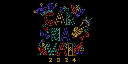 Imatge promocional de les activitats de Carnaval 2024.