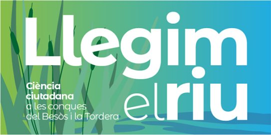 Imatge promocional de la iniciativa "Llegim el riu".