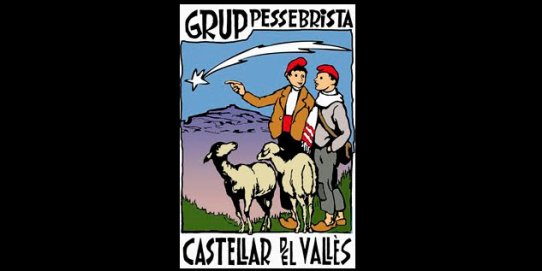Logotip del Grup Pessebrista de Castellar.