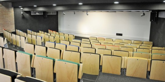 Imatge d'arxiu de la Sala d'Actes d'El Mirador, on es durà a terme la presentació.
