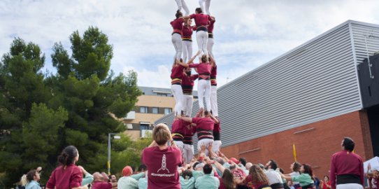 Imatge d'arxiu d'una actuació dels Castellers de Castellar.