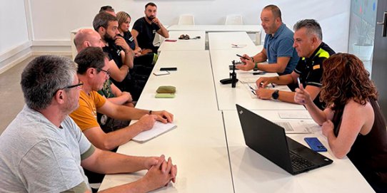 Imatge de la reunió de coordinació.