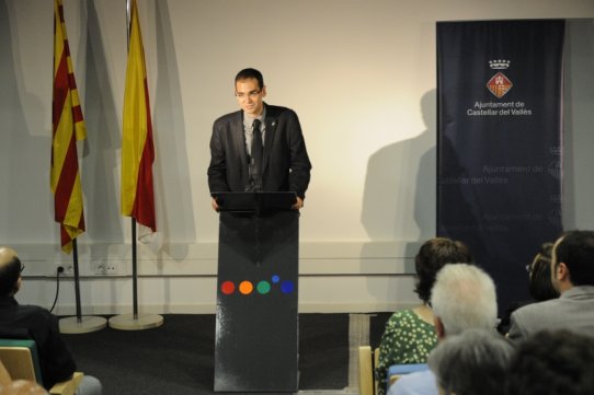 Ignasi Giménez, a la Sala d'Actes de l'Auditori