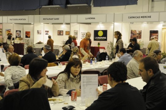 Aspecte de l'Espai Tolrà durant la Mostra Gastronòmica de 2010