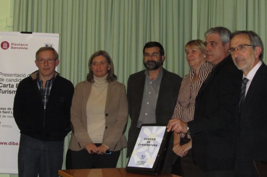 Imatge de l'acte de la presentació de la candidatura