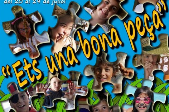Imatge promocional de les activitats d'estiu 2011 de Colònies i Esplai