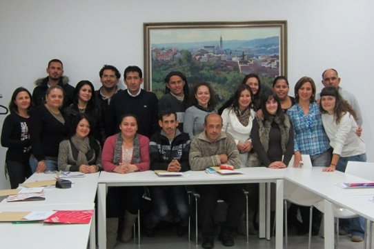 Imatge de la sessió de cloenda de les sessions d'introducció a la llengua oral
