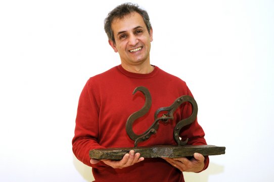 L’escultor Fernando Adolfo de Pietro exposa les seves escultures de ferro a El Mirador 