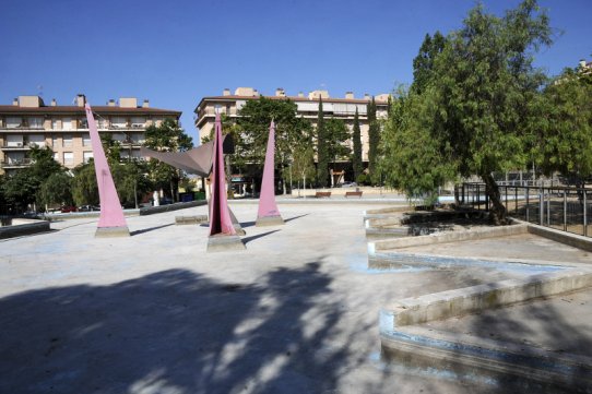 Aspecte actual de la bassa de la plaça de Catalunya