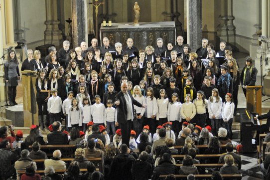El concert de Nadal de la Coral Sant Esteve i Xiribec, l'any 2011