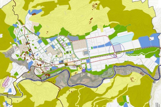 Plànol de les propostes de l'Avanç del POUM