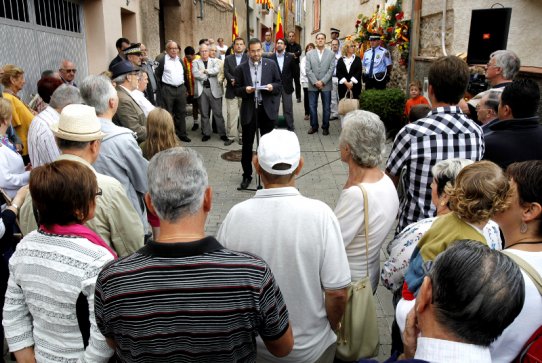 Imatge de l'acte institucional amb motiu de la Diada Nacional de Catalunya