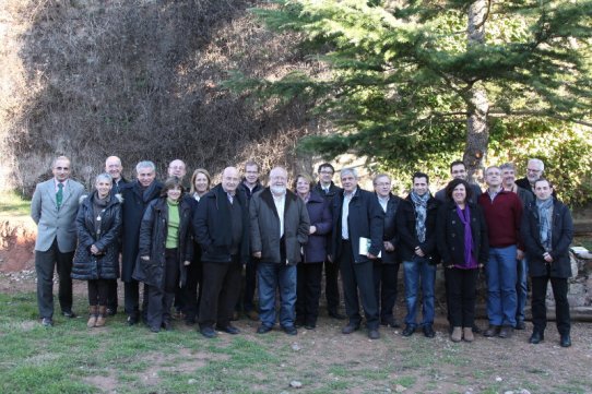 Imatge dels participants a la visita. Fotografia: Judit Contreras (Diputació de Barcelona)