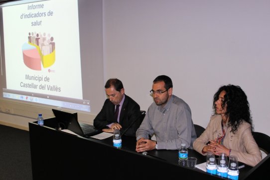 Imatge d'un moment de la presentació de l’Informe de Salut Local (ISL) de Castellar del Vallès