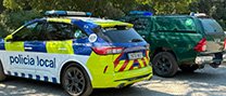 La Policia Local reforça la vigilància dels accessos al medi natural conjuntament amb els Agents Rurals i els Mossos d’Esquadra