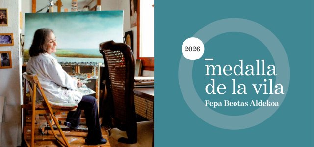 L'artista Pepa Beotas rebrà la Medalla de la Vila. Més info aquí.