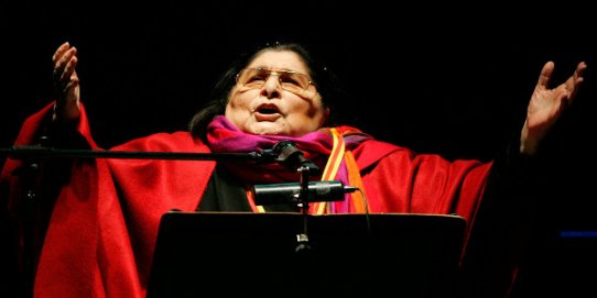 Mercedes Sosa, protagonista del documental.