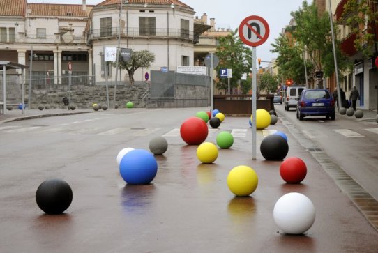 Resultat final després de pintar les boles